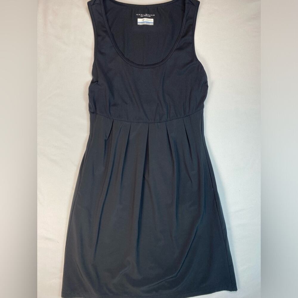 Columbia Woman’s “Marakesh Maven" Dress Omni-Shade Omni-Wick Black Pockets Small